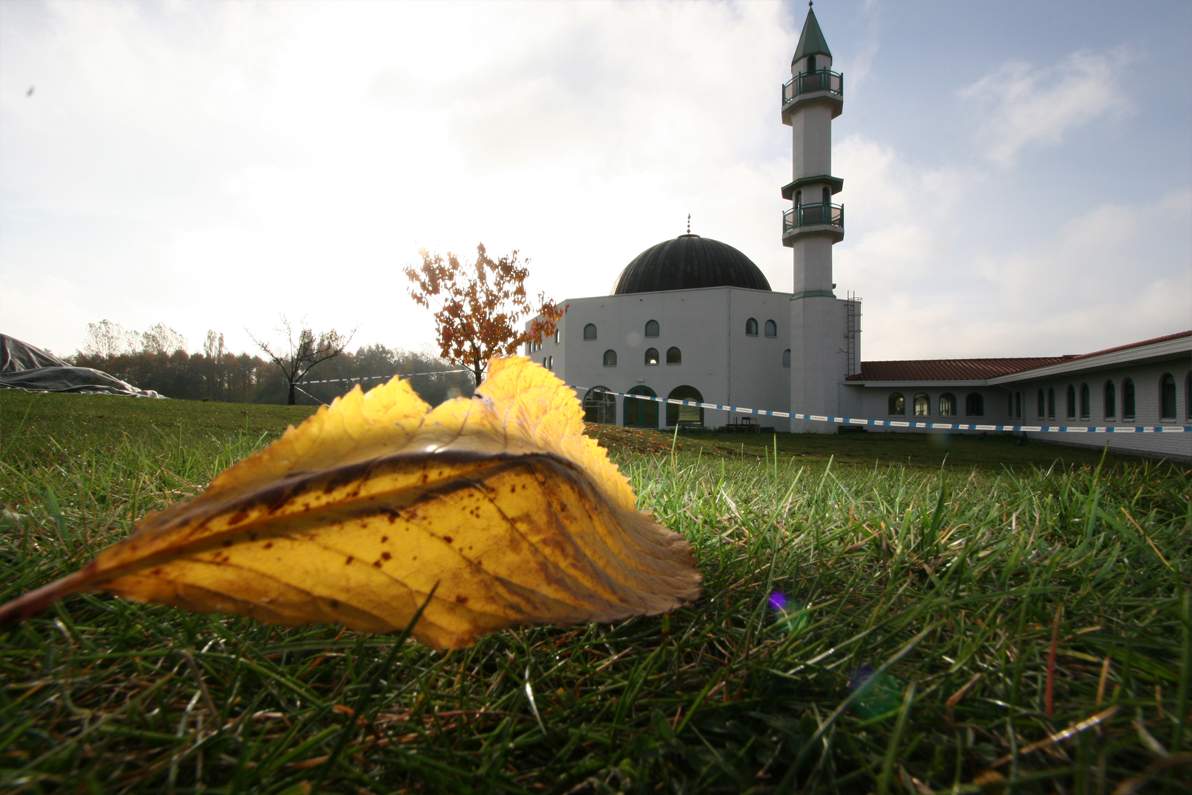 Brand attentatet mot moskén 2005.